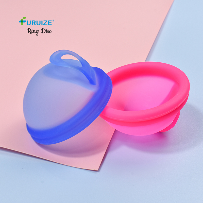 Private Label Menstrual Disc with Ring Diso Black Menstrual Disc
