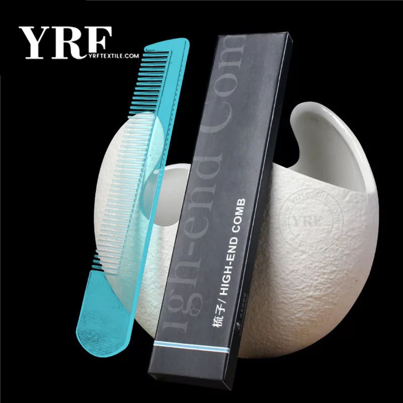 Hotel Amenity Set with Transparent Double Edge Razor and Brand Name Razor Blades Bottle
