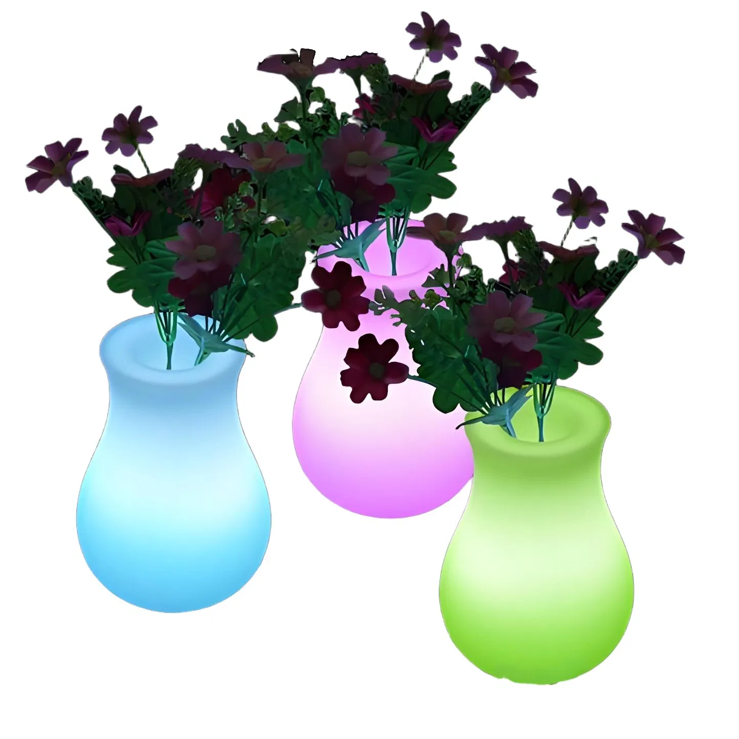 OEM Rotomoulding Mold Process Polyethylene Polygonal Flower Pot Plastic Product