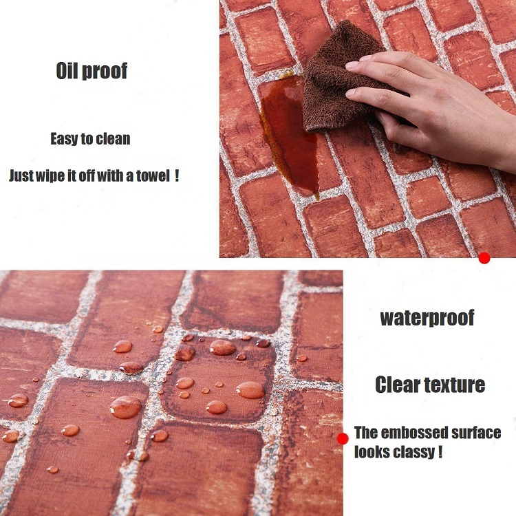 Living Room Decoration Wall Paper Decor Wallpaper Supplier PVC Wallpaper Sticker