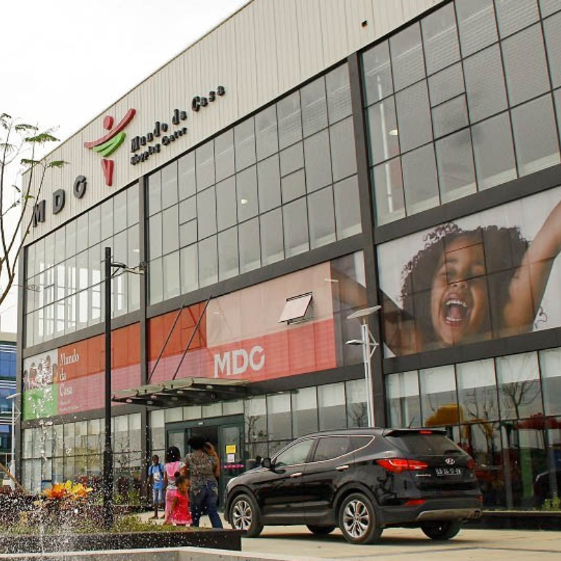 Prefabricated Steel Structure Shopping Mall Steel Buildings in Angola