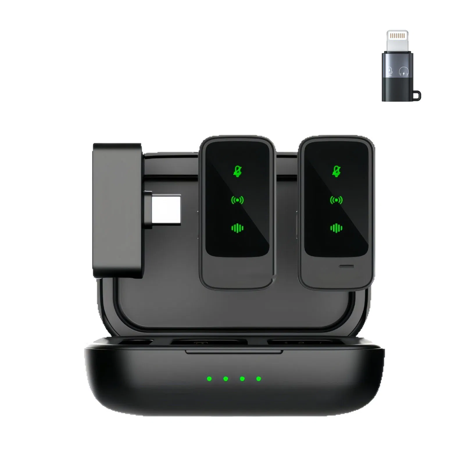 Миниатюрный беспроводной петличный микрофон для записи и стримов