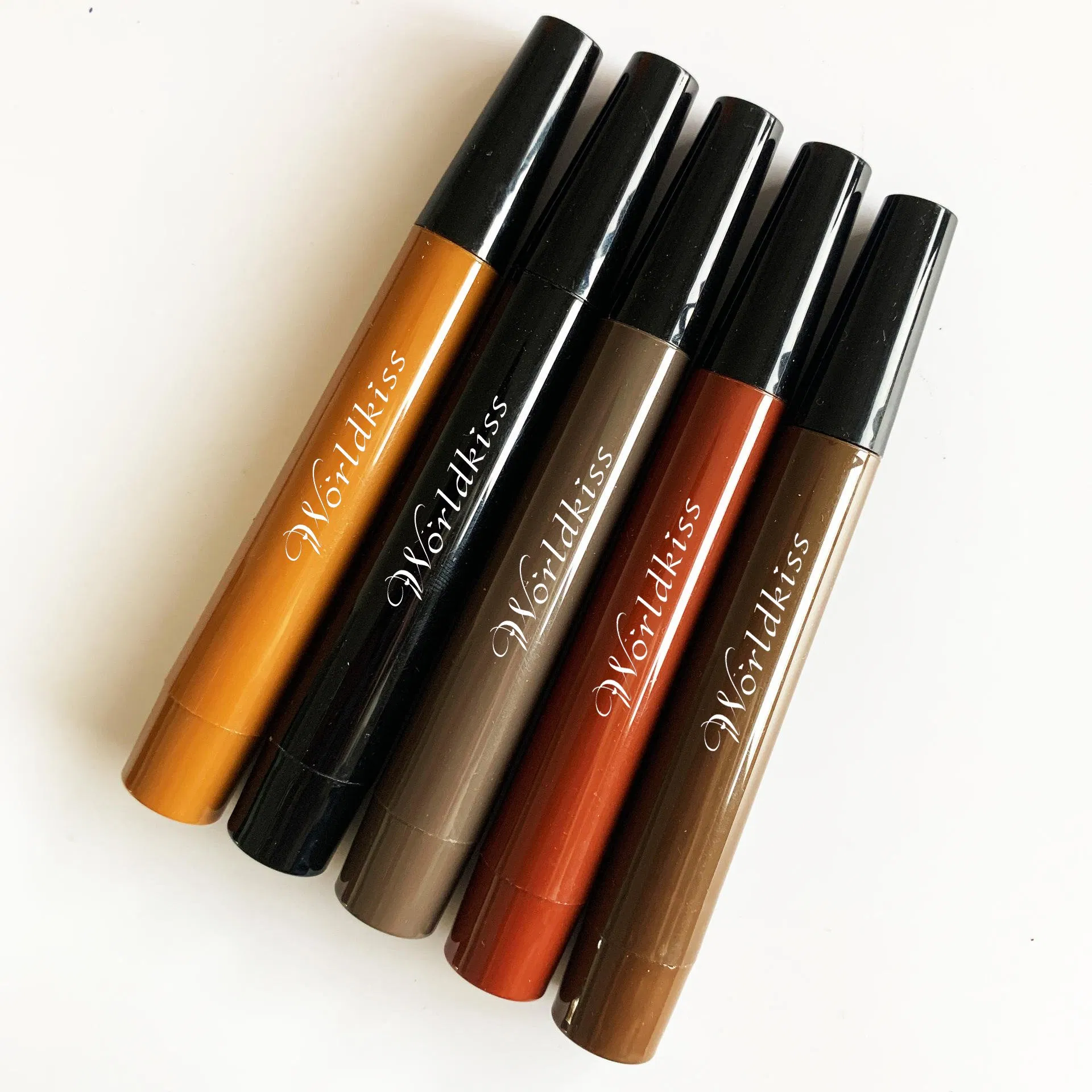 Long Lasting Waterproof Sweatproof Mineral 3D Wild Brow Four Tip Eyebrow Pen