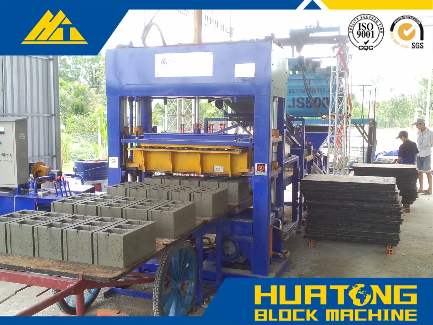 Efficient Qt5-15 Automatic Block Production Machine for Global Buyers