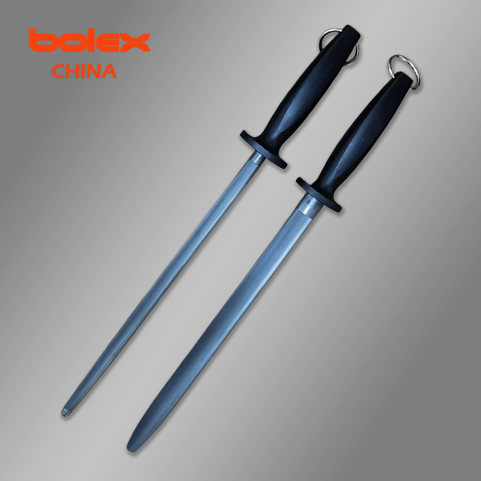 Professional Knife Sharpening Steels for Butchers Chefs Produced by Bolex Cutlery China