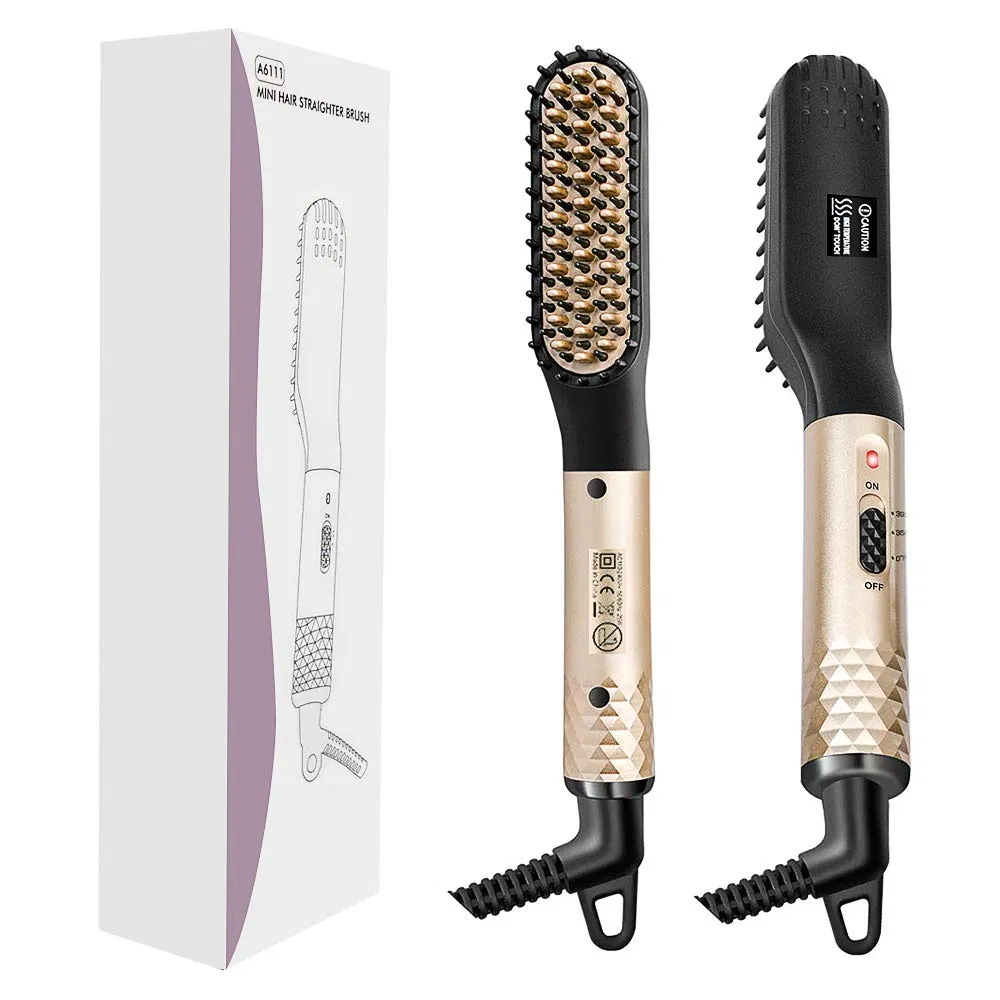 Heated Hair Straightener Beard Straightening Comb