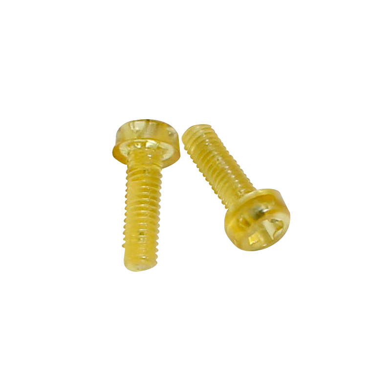 Plastic Nylon Metal Plastic Black Pan Crossed Round Head Insulating Screw