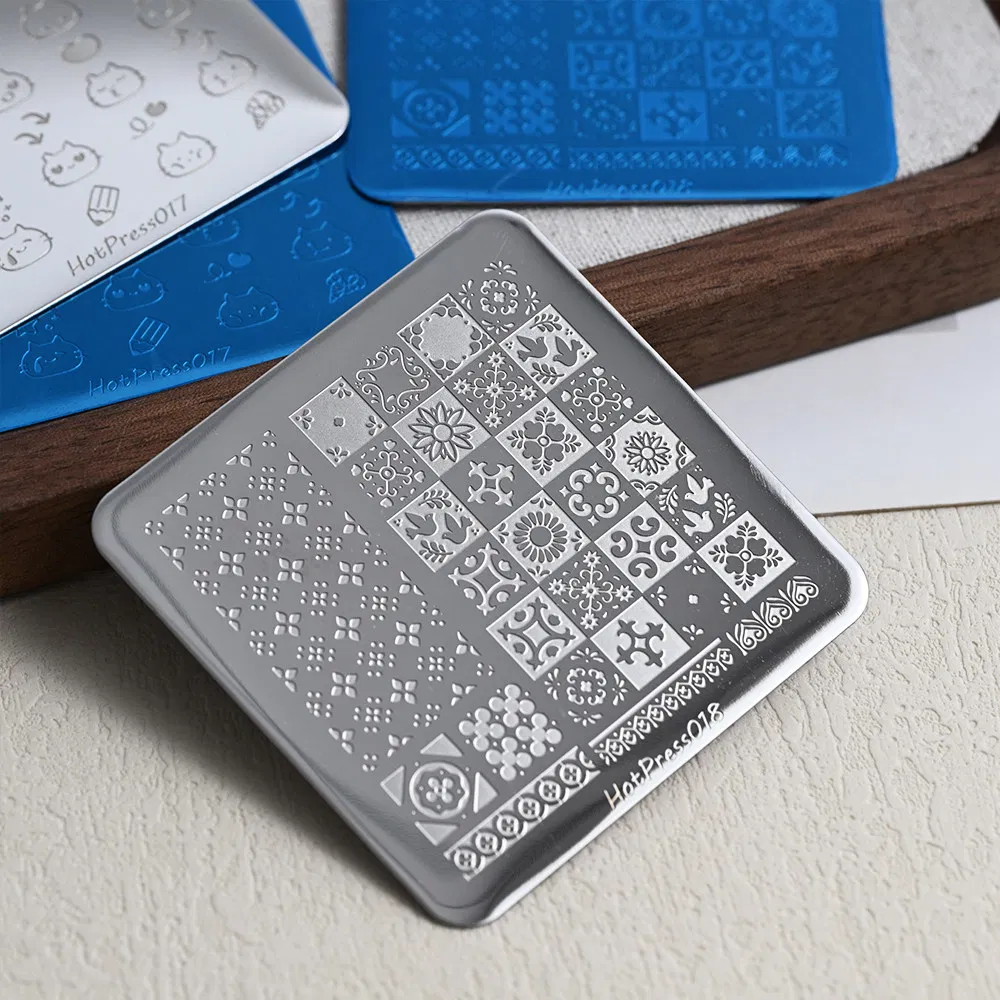 New Christmas Snowflakes Santa Claus Winter Nail Stamping Plates Nail Art Stamp Template