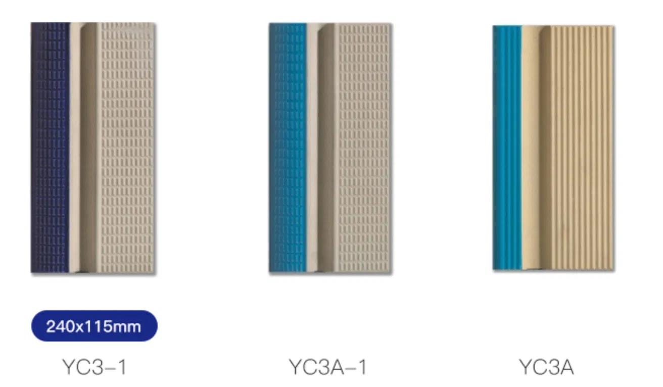 International Standard China Outdoor Cheap Ceramic Non-Slip Bullnose Swimming Pool Edge Trim Rubber Tile