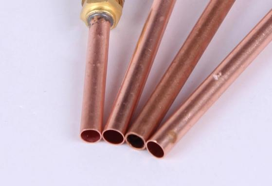 Air Conditioner Spare Parts Access Valve Copper Tube Charging Valve Service Valve