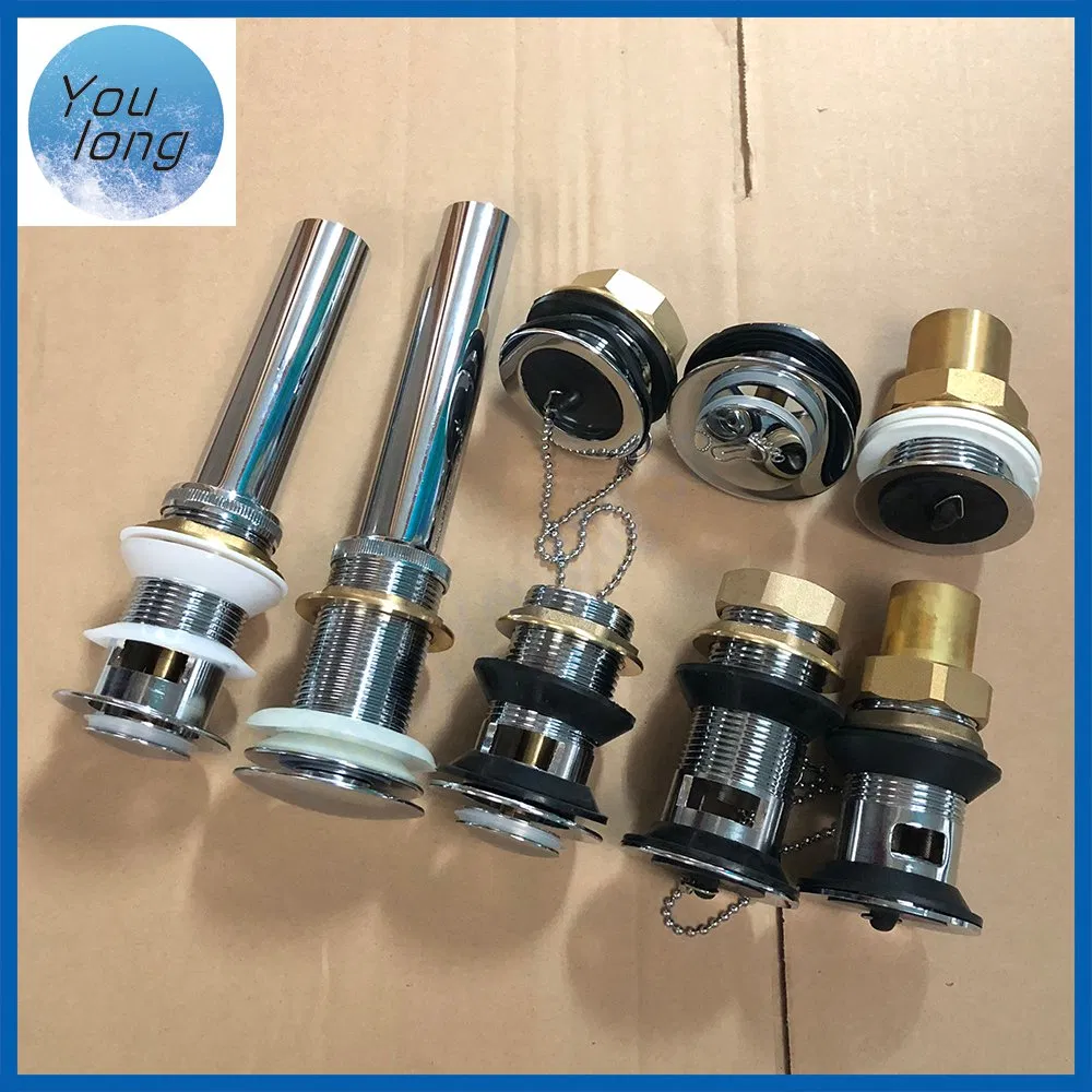 Waste Drain Bathroom Basin Drain Rubber with Screw Kitchen Drain