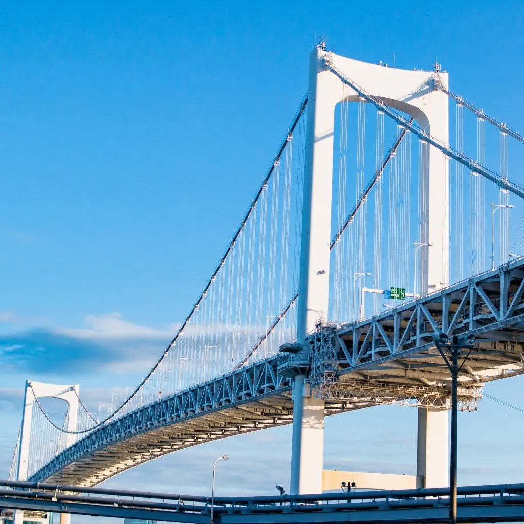 Long Service Life Steel Structure Bridge for Highway and Road Usage.