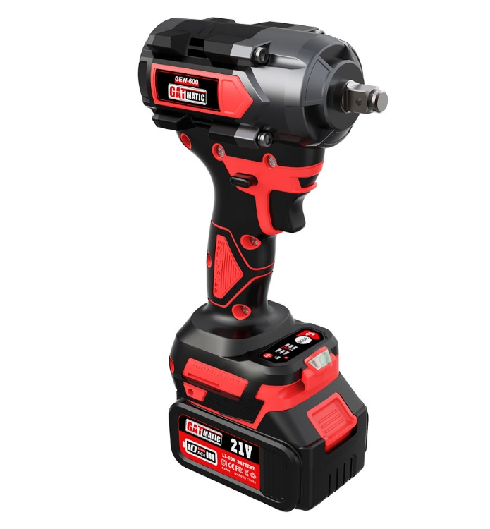 Battery Brushless Electric Impact Wrench Screwdriver 600nm DIY Industrial Use