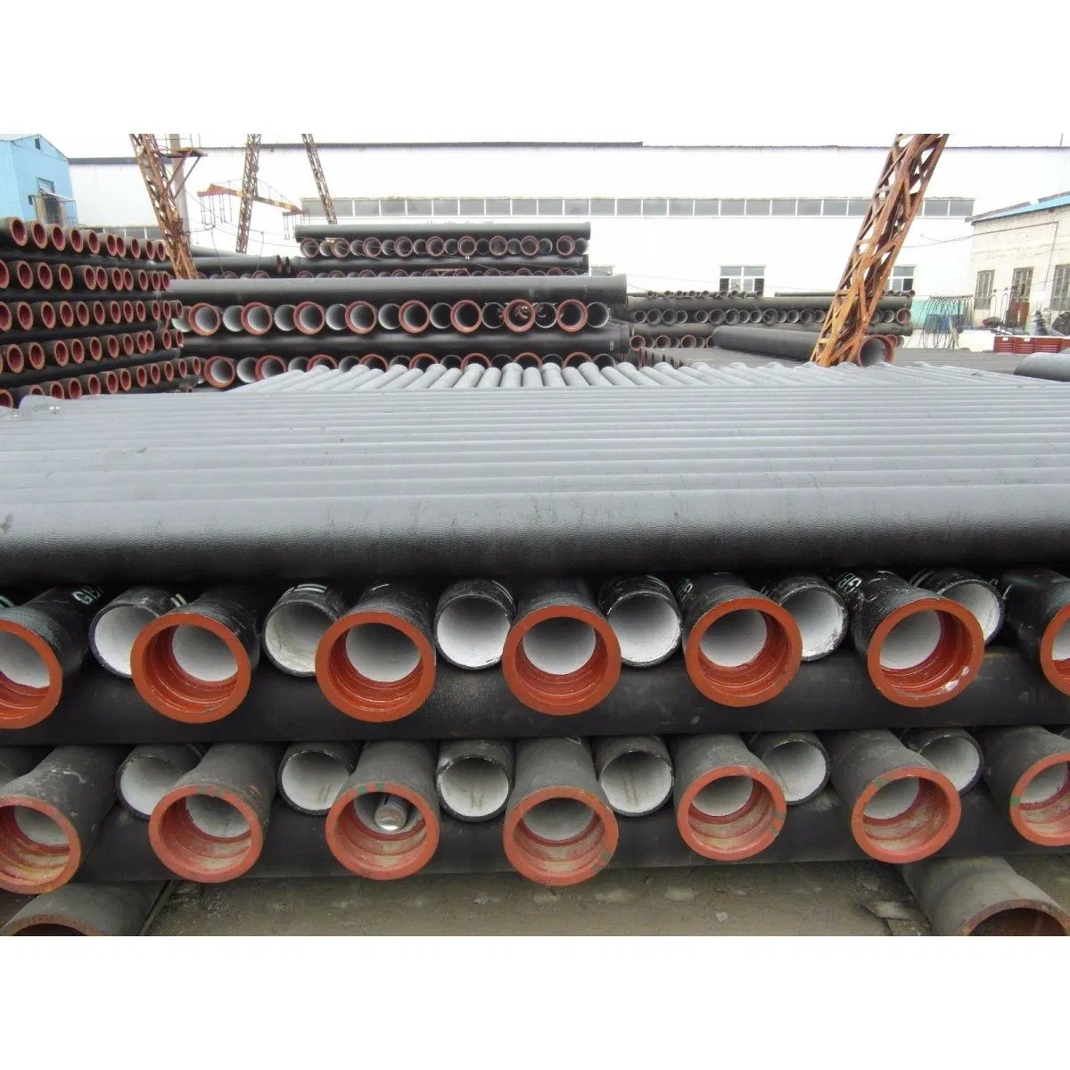 New Ductile Cast Iron Pipes and Fitting Class K7 K9 Pipe for Drain Water System