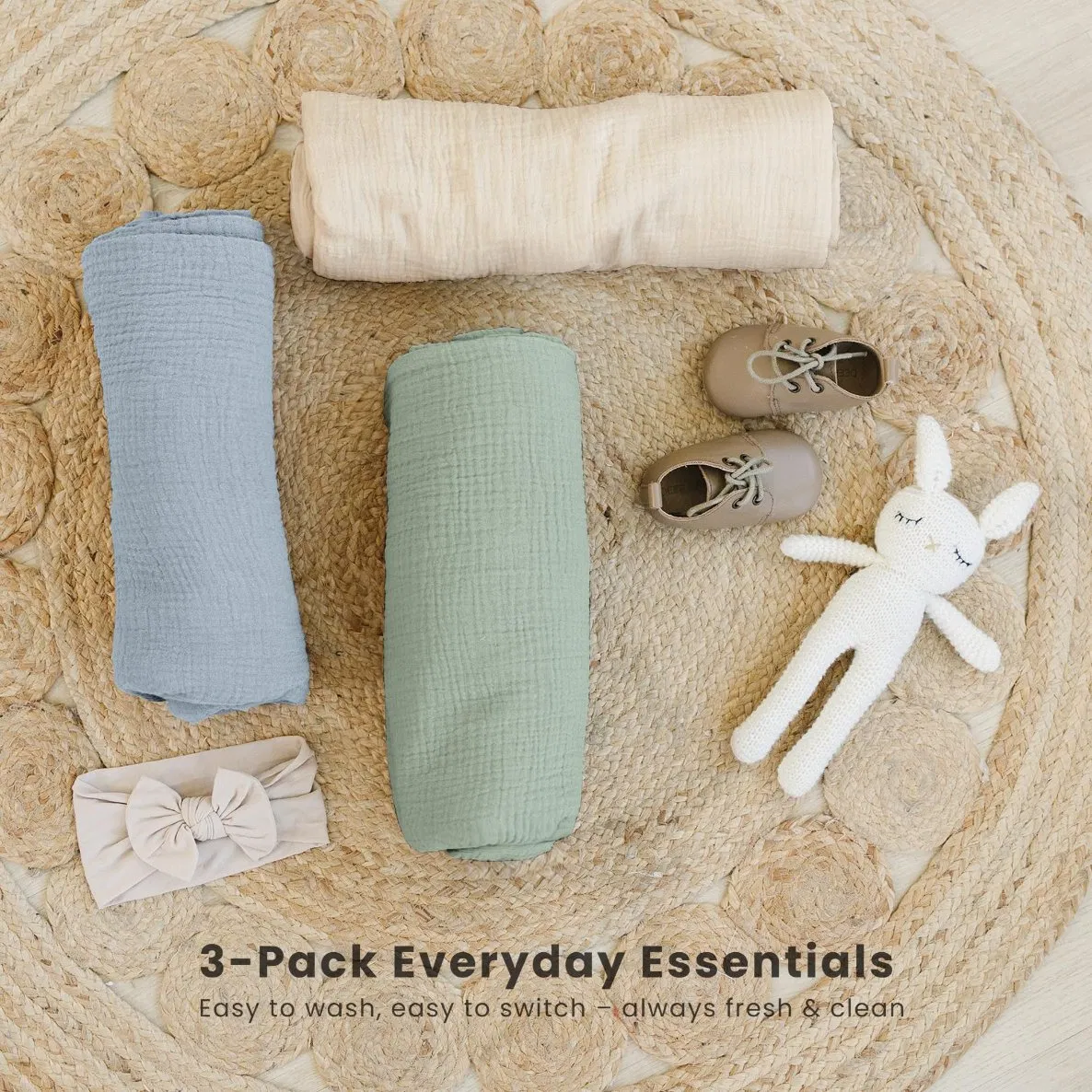 Детское муслиновое одеяло-пеленка с индивидуальным дизайном