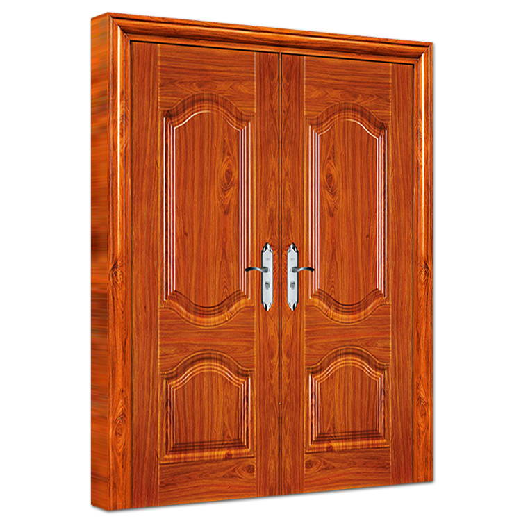 Металлическая входная дверь Modern Home, стальная, двойная