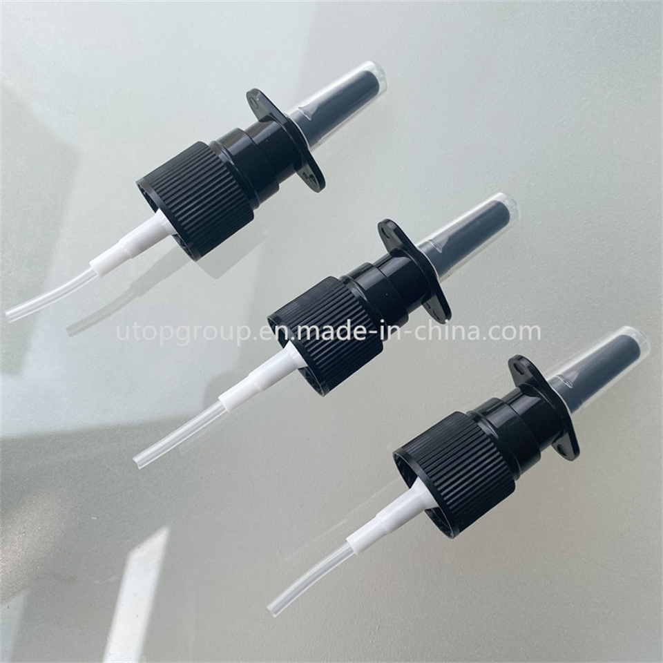 White & Black Fine Plastic 18mm 20mm Pump Sprayer for Nasal Mist Lids Bottle Caps & Closures