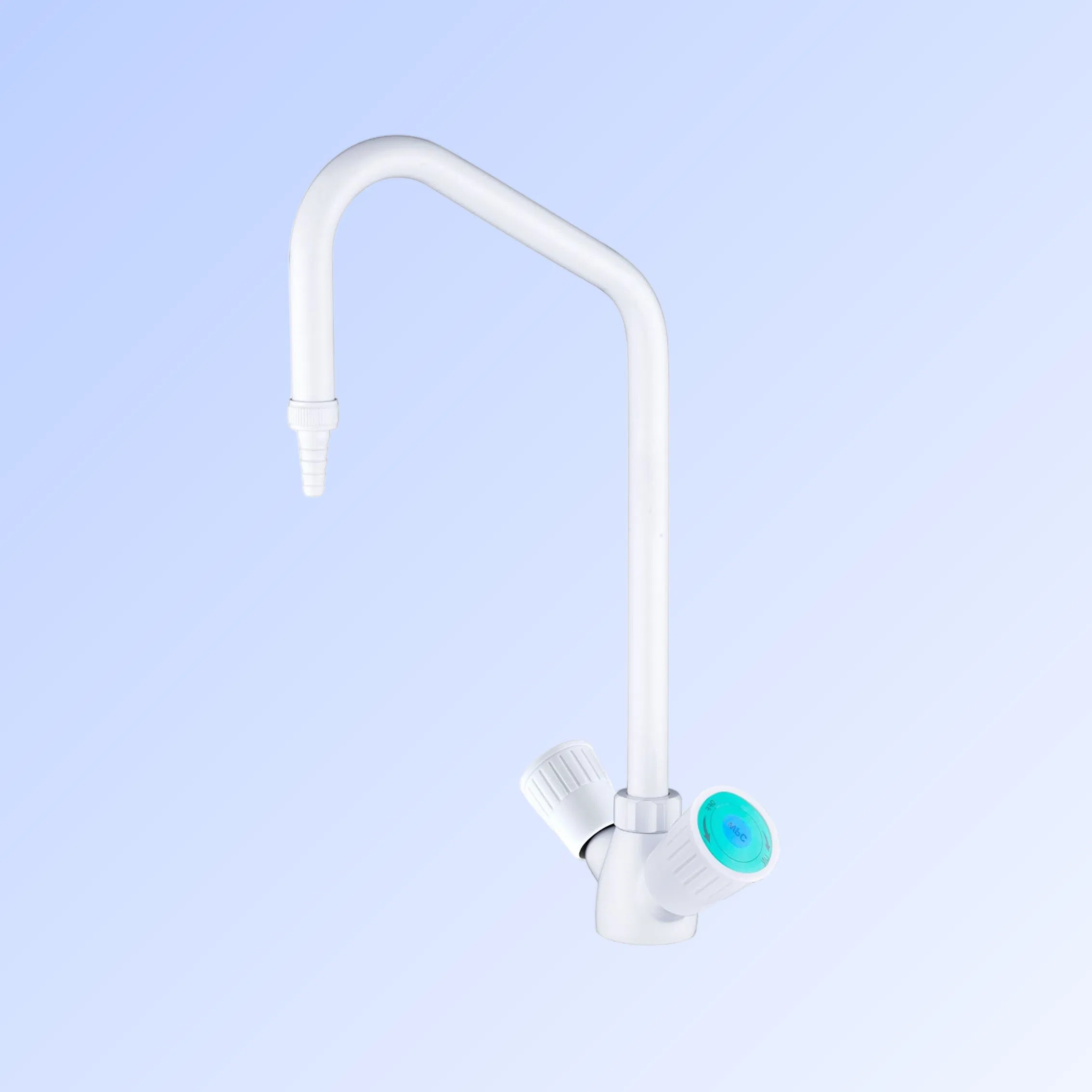 Copper Lab Tap Double Handle Mixer Laboratory Faucet