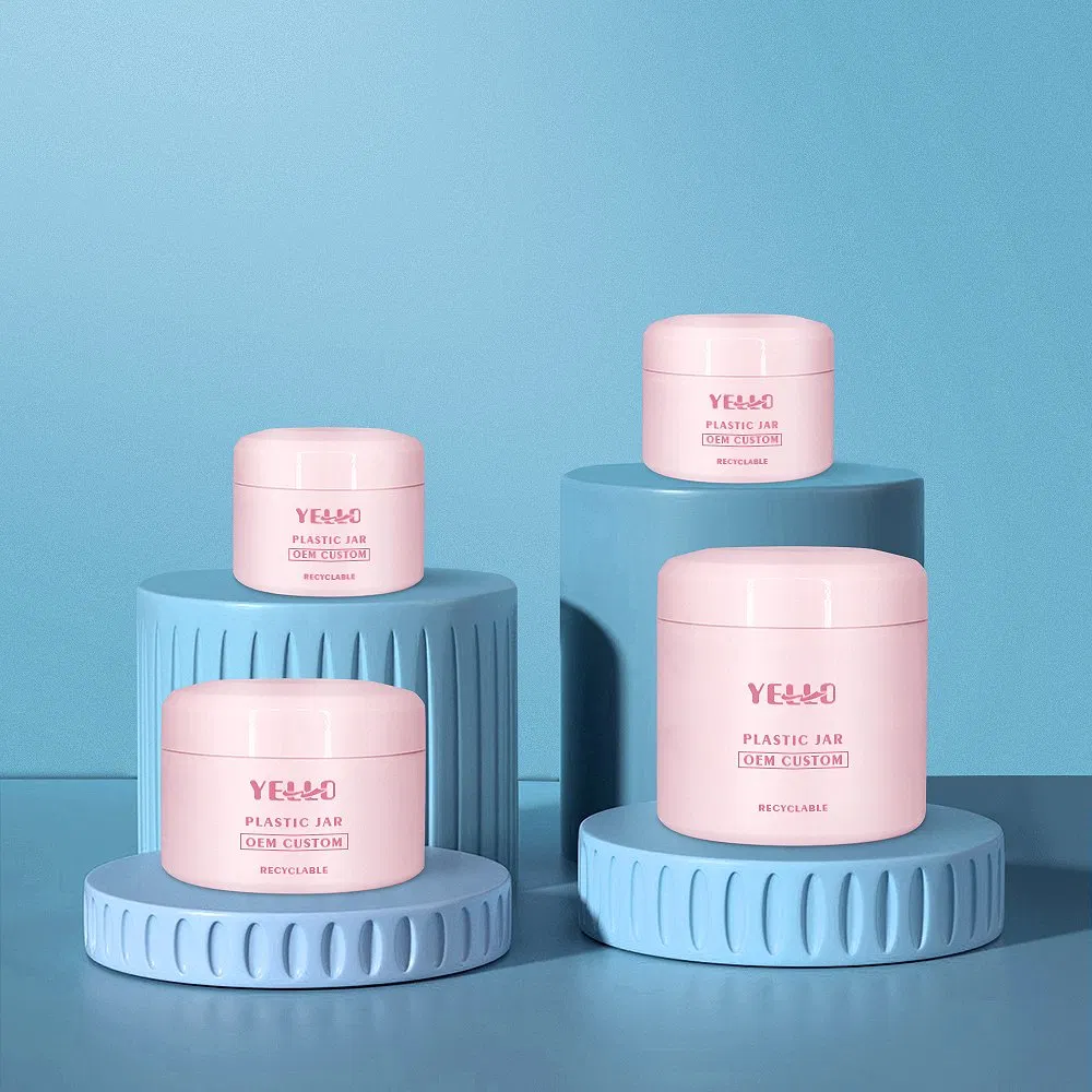 Cosmetic Jar for Cream Skin Care Body Butter Containers Hot Sale Empty PP Plastic Screw Cap