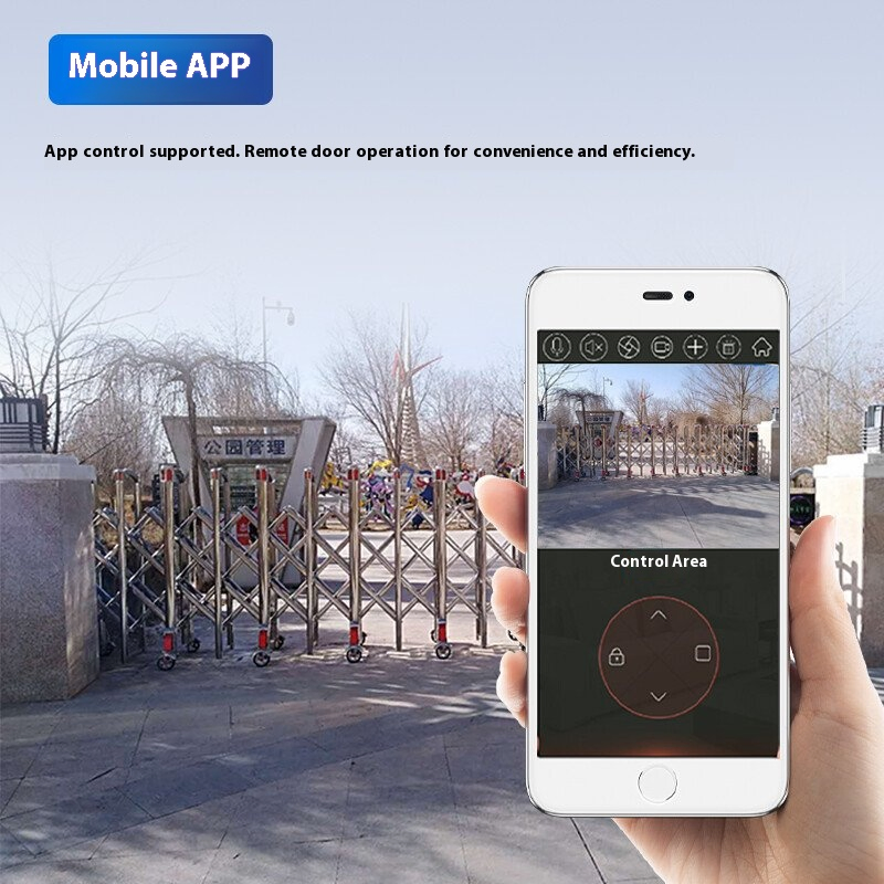 Premium Automatic Telescopic Sliding Gate for Schools and Malls