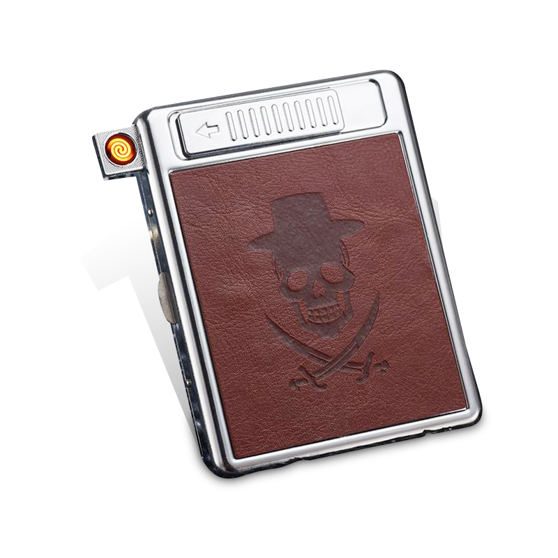 Metal Pocket Cigarette Case Double Clip Holder From Lighter Company