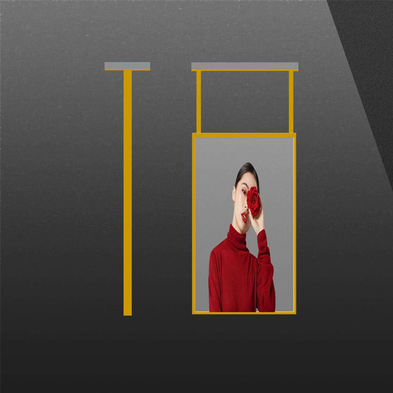 55 Inch Transparent OLED Window Hanging Display OLED Transparent Screen Transparent OLED Display