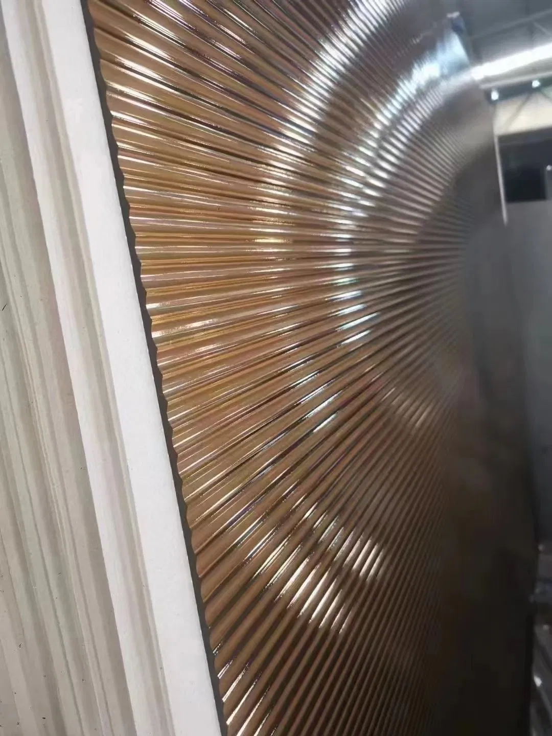 5mm 6mm 8mm Tinted Brown Grey Moru Fluted Reeded Colored Patterned Glass