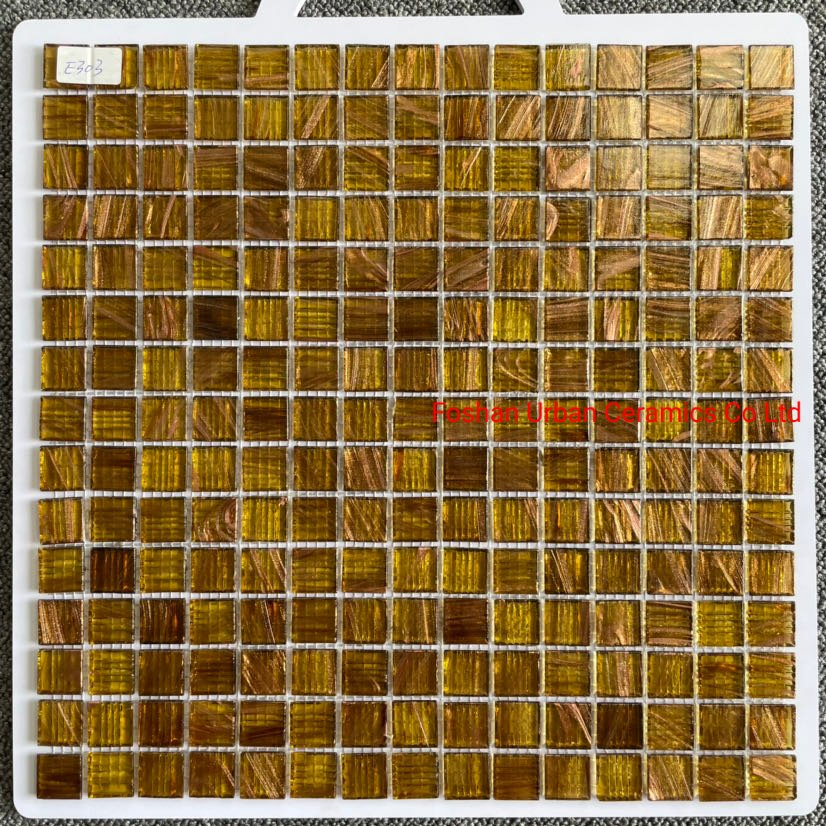 Мозаичная плитка Mix Golden для стен, 30x30 мм
