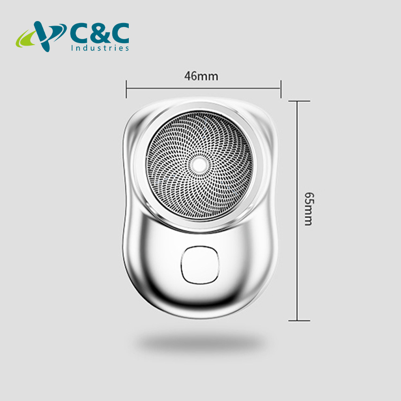 Portable Mini Electric Shaver for Men with Rechargeable Battery