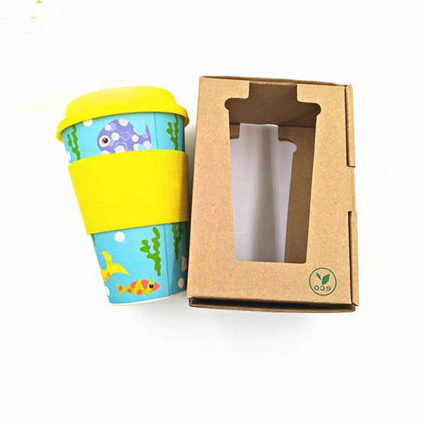 High Quality Reusable Bamboo Coffee Cup Organic Biodegradable Bamboo Ideal Mug for Travel