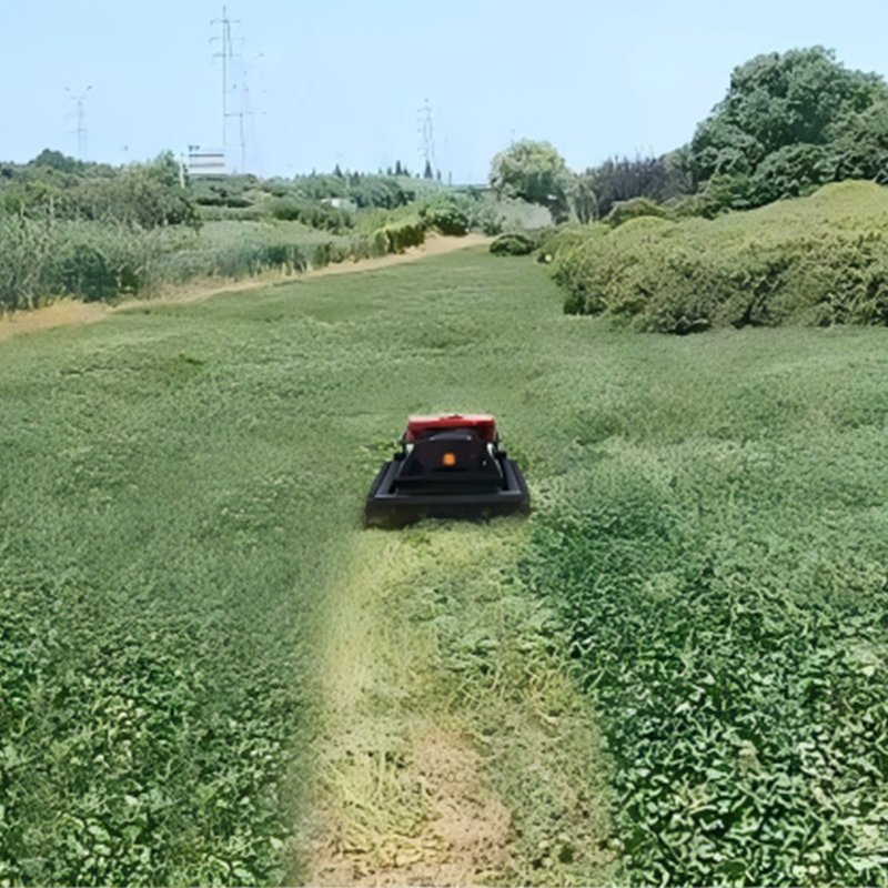 2026 New Radio-Controlled Lawn Mower RC Slope Lawn Mower Tracking All-Terrain Remote Control Robot Weed Mower