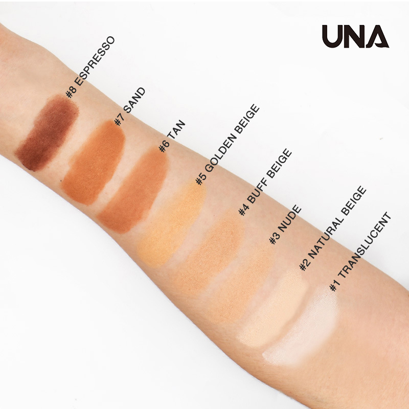 Custom Logo Professional Face Makeup 8 Color Concealer Foundation Palette Premium Pressed Setting Powder
