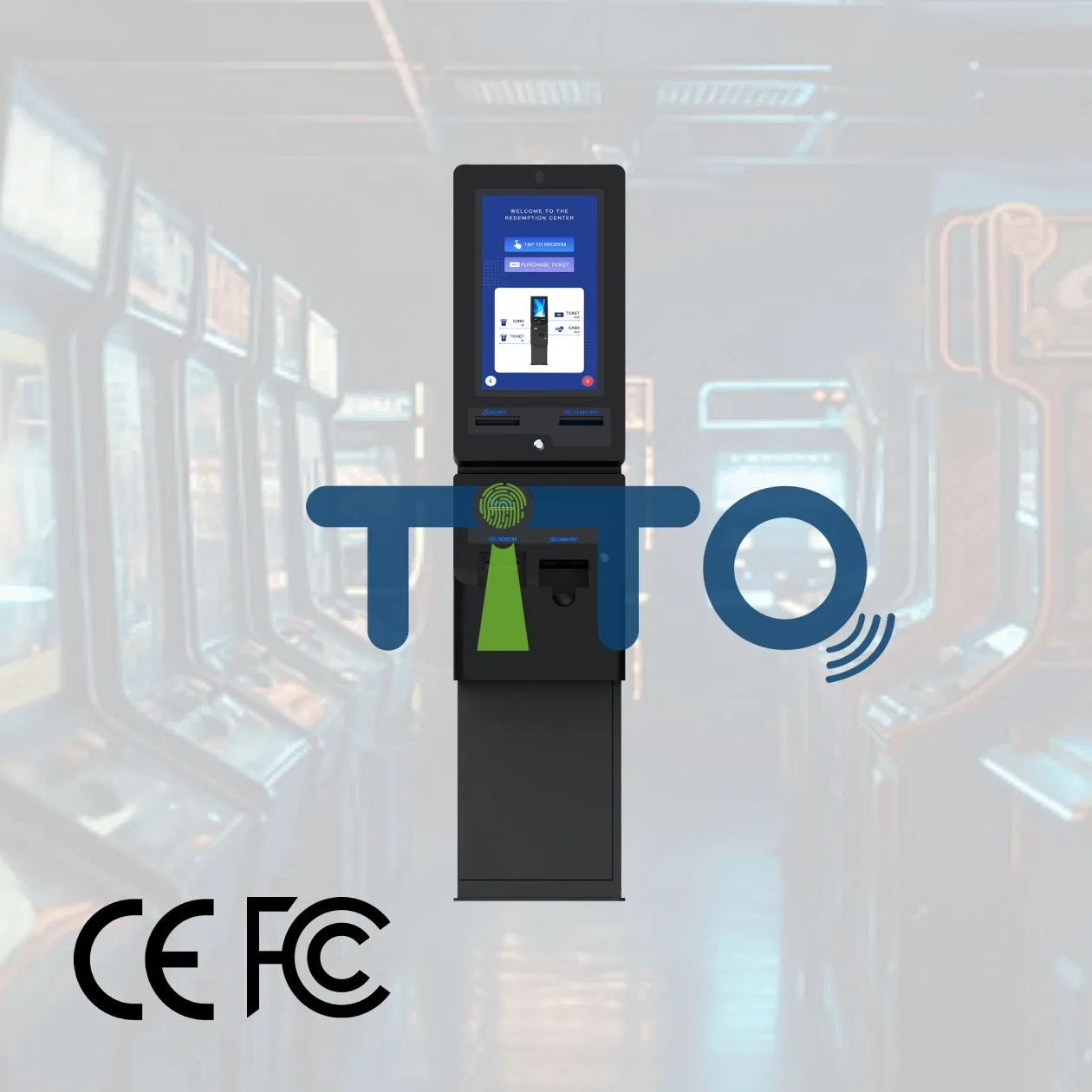 Tito Server Redemption Kiosk: Cash-out Terminal for Arcade Cabinet & Video Game Machine