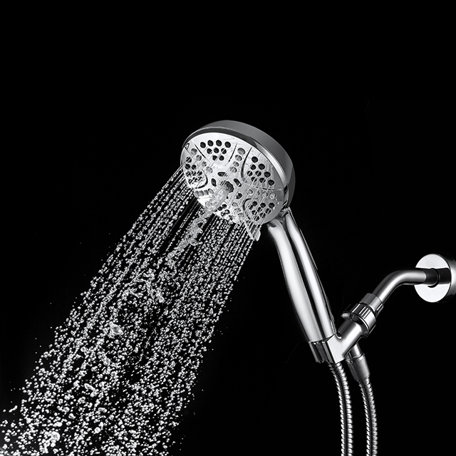 American Style Oxygenated Pause 6 Function High Pressure Vitamin C Handheld Shower Filter Water Head