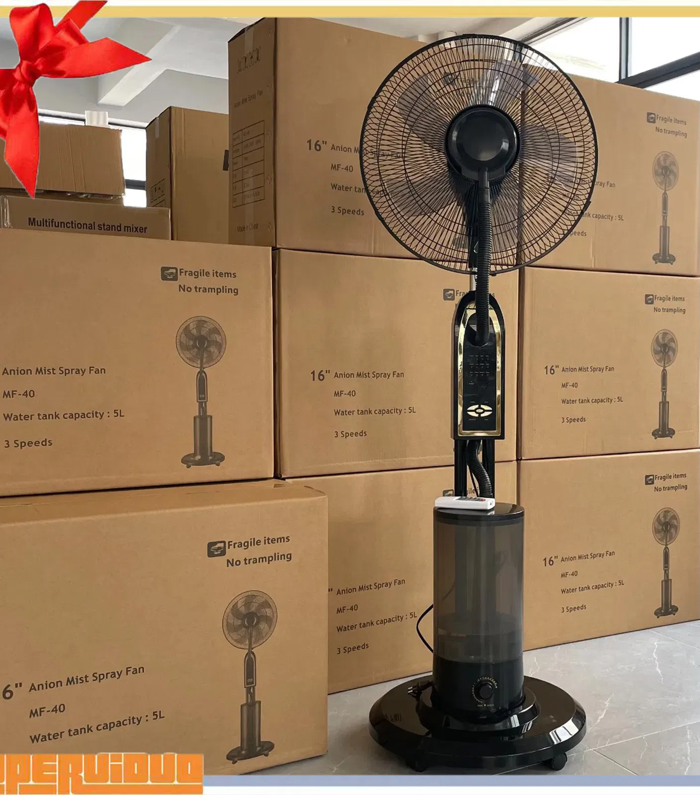 Economic 3 Speeds Water Cooling Tower Fan Dual Oscillating Silent Air Cooler with Portable Noiseless Coolers Wholesale