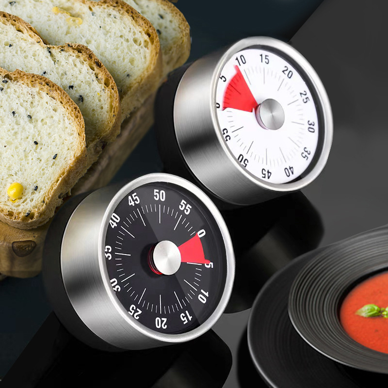 Magnet Adsorption Kitchen Timer Mechanical Alarm Clock Kitchen Gadget Accessories