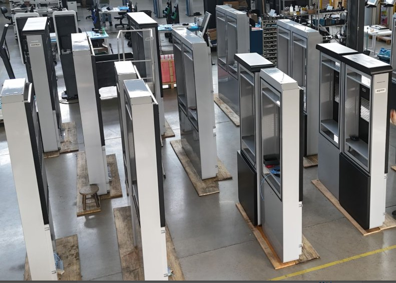 Personalized Sheet Metal Fabrication Kiosk Enclosure for Hospital & Government Service Terminal