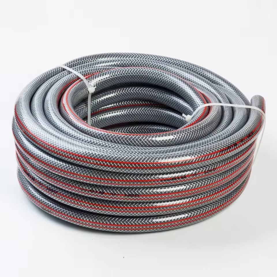 China Factory 50m 3/4'' 4 Layers PVC Garden Flexible Water Hose Durable PVC Hose for Home Garden