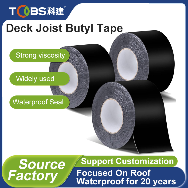 Heavy Duty Self Adhesive Deck Flashing Tapes Waterproof Flashing Butyl Deck Joist Tape