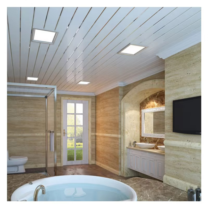 250*8*2900mm Colorful PVC Ceiling Strip Tiles PVC Panels Board Ceiling