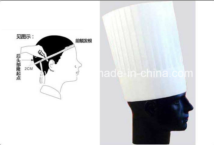 Disposable Non-Woven Chef Hat for Cooking