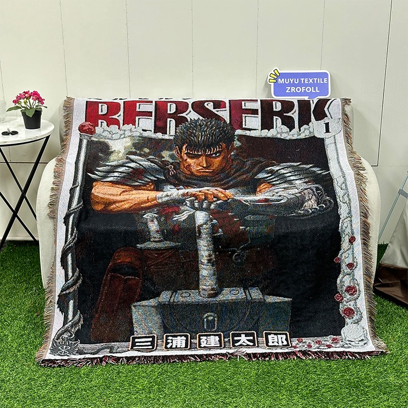 Manufacturers Diverse Customization Anime Tapestry Throw Blanket Eco-Friendly Sofa Cover