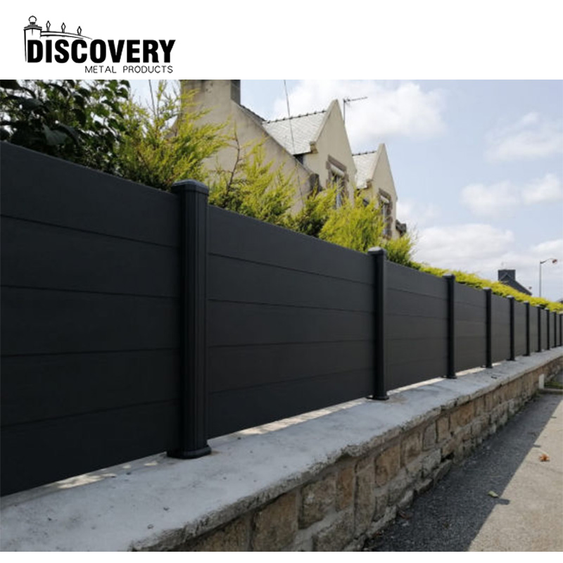 Factory Price Customized Aluminum Fence Outdoor Garden Panel Aluminum Fence Privacy