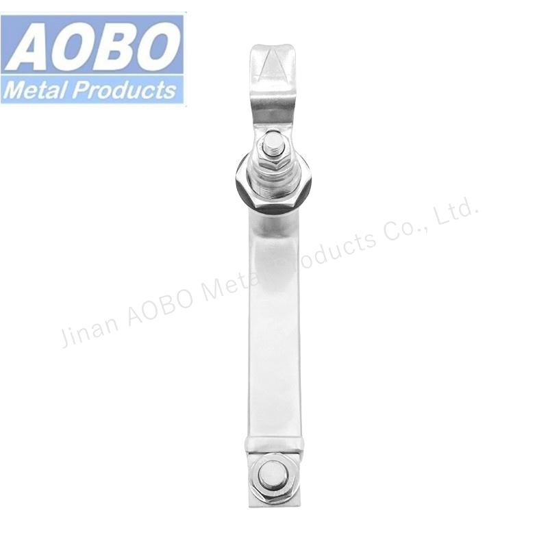 Heavy Duty Precision Cast Wholesale AISI316 Custom Electric Locker Stainless Steel L Handle for Padlock Industrial Distribution Box Electrical Enclosures