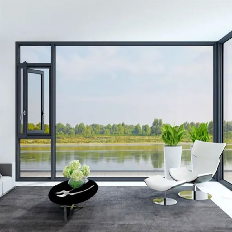 North American Canada New Design High Energy Aluminum Narrow Frame Casement Windows