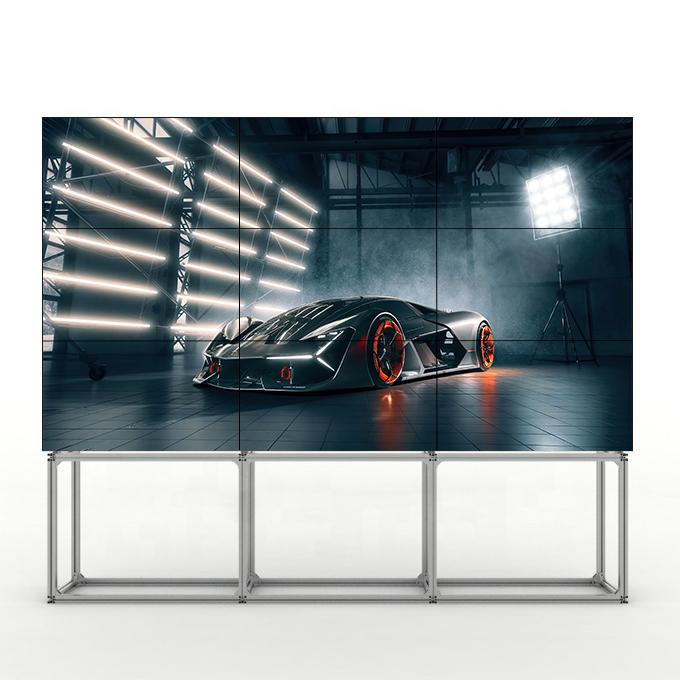 55-дюймовый рекламный дисплей с узкой рамкой для видеостены