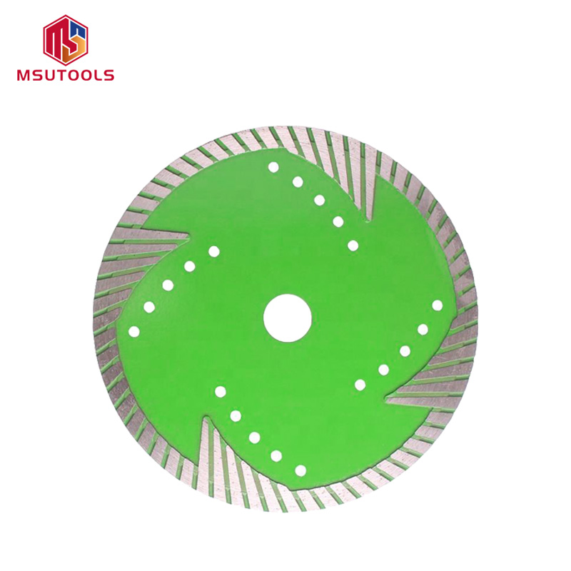Hot Selling 6" Turbo Diamond Saw Blade 150mm Dry Diamond Cutting Disc for Granite Marble and Quartz Stones