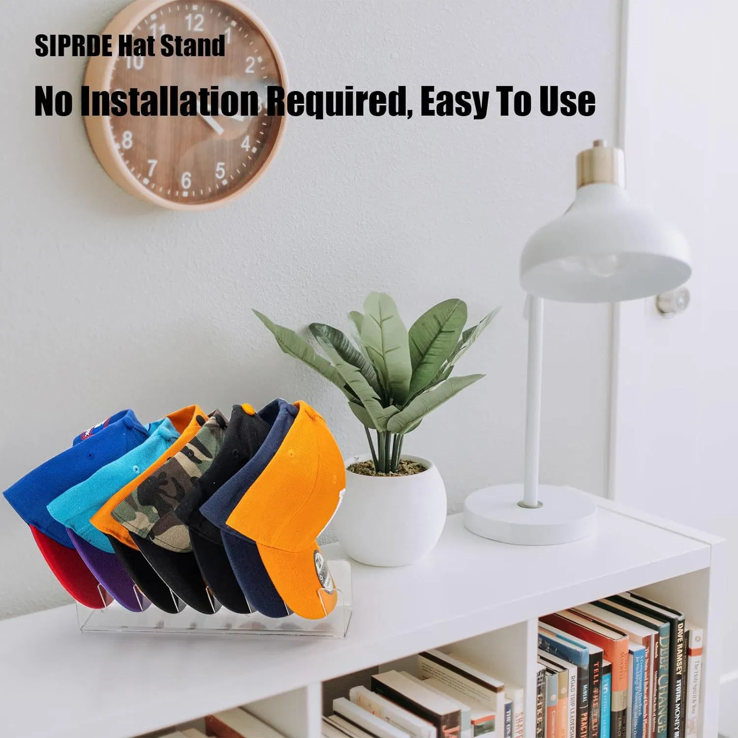 Baseball Cap Holder Acrylic Transparent Display Stand