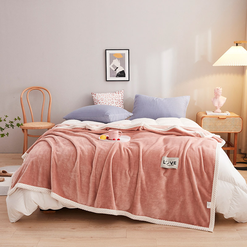 Wholesale Fleece Bed Blanket Oversize Super Soft Warm