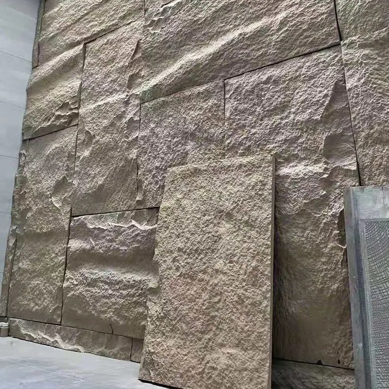 Luxury PU Faux Artificial Stone Insulated Artificial Panel for Outdoor Wall